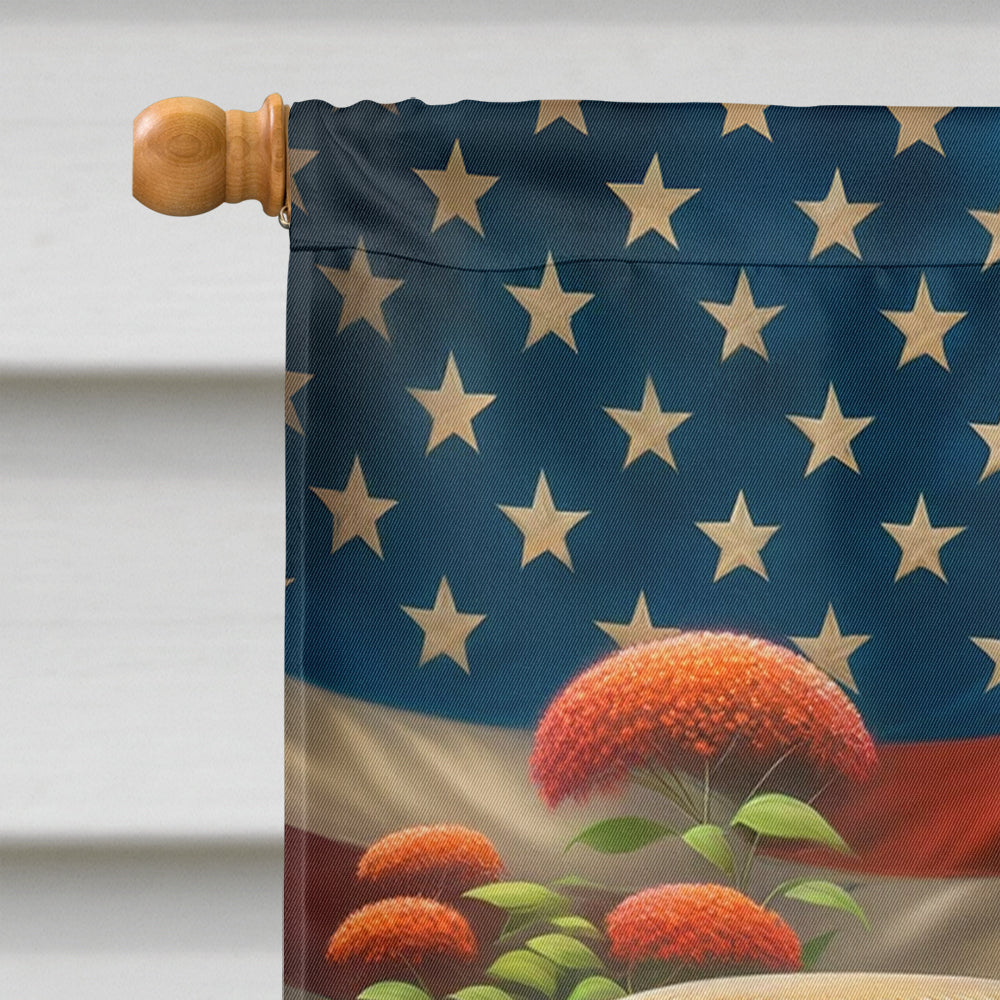 All American Collie House Flag