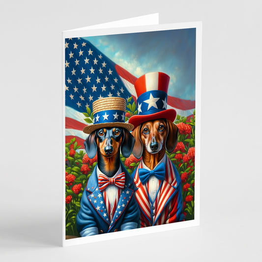 Buy this All American Dachshund Greeting Cards Pack of 8