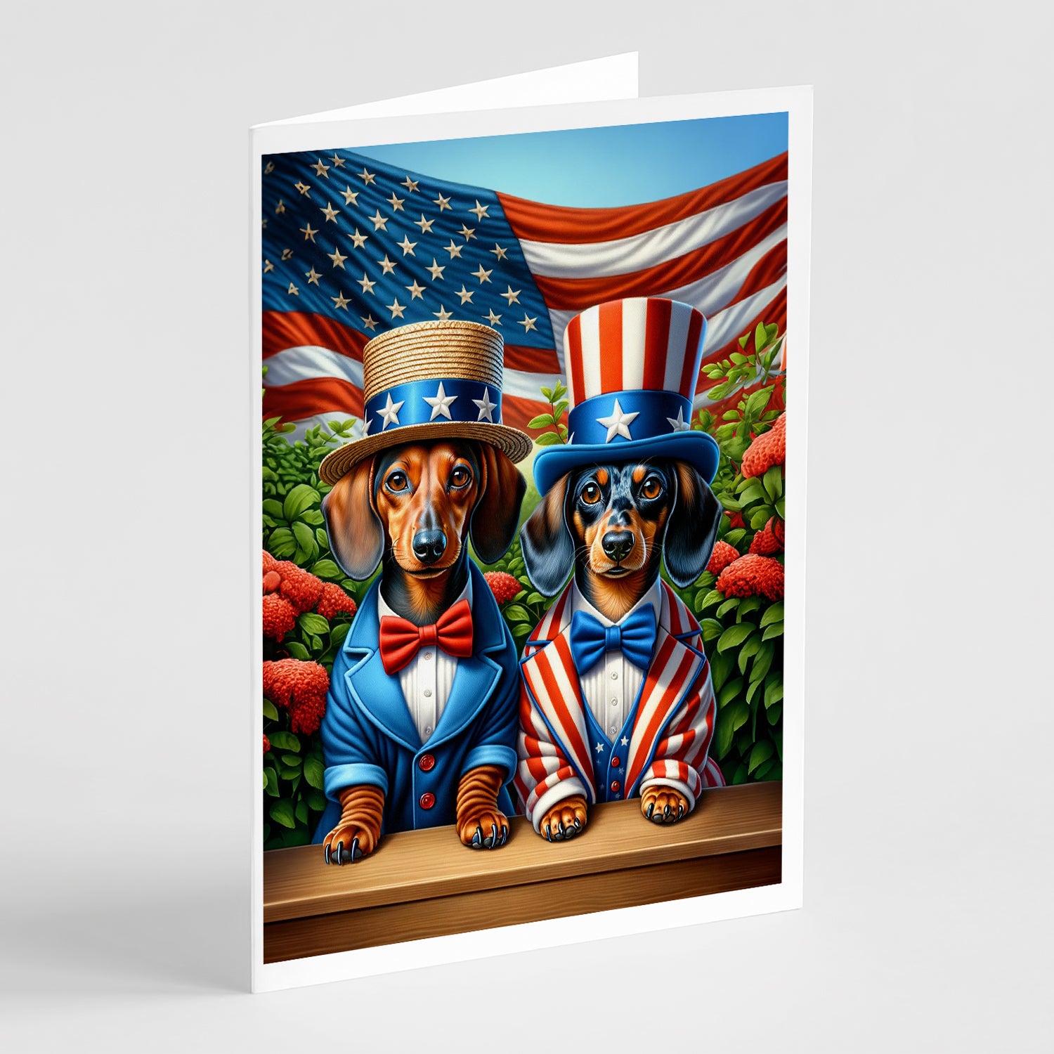 Buy this All American Dachshund Greeting Cards Pack of 8