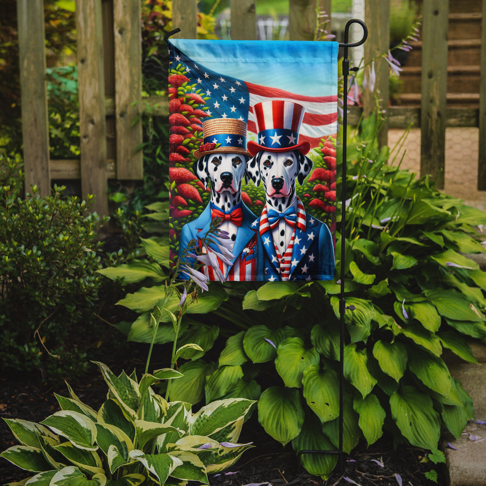 All American Dalmatian Garden Flag