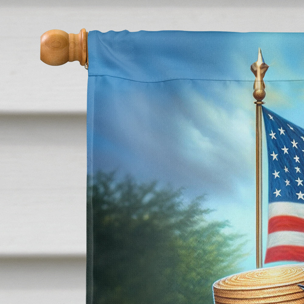 All American Finnish Spitz House Flag