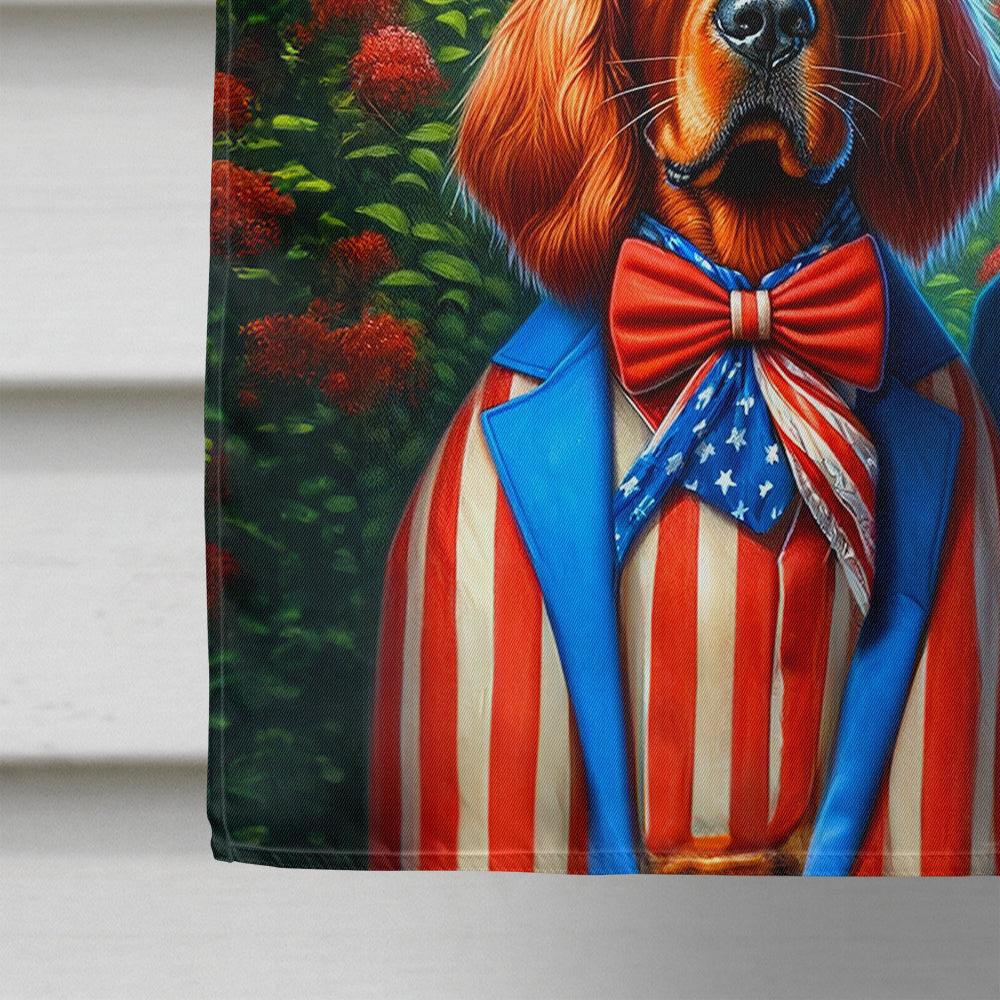 All American Irish Setter House Flag