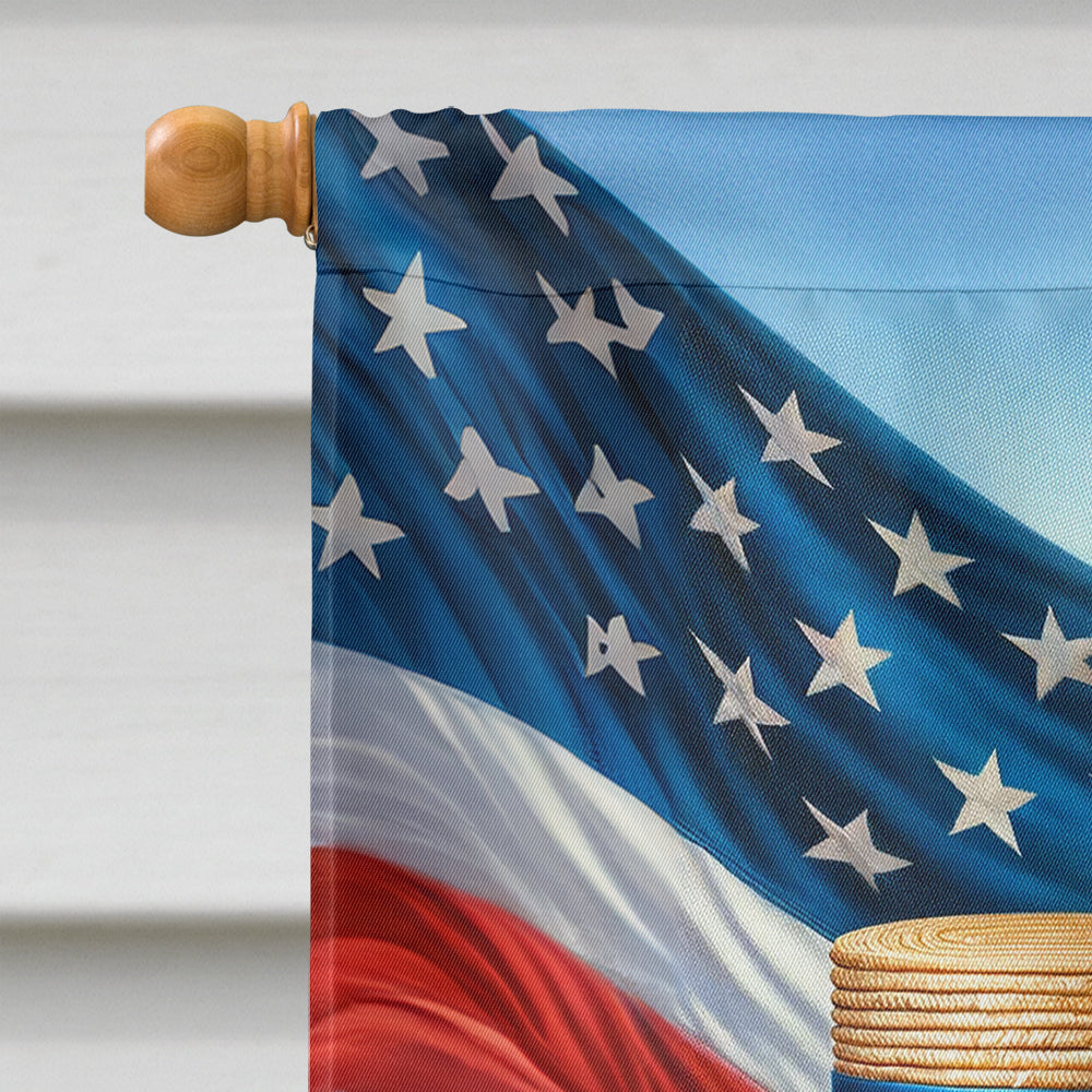 All American Labrador Retriever House Flag