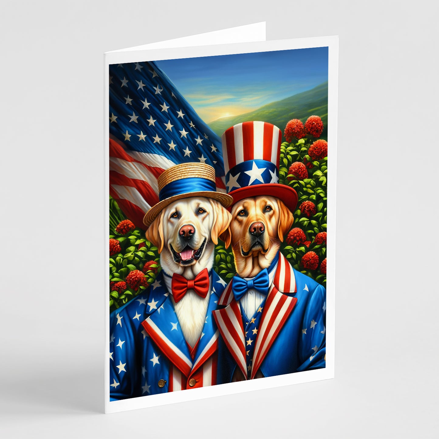 Buy this All American Labrador Retriever Greeting Cards Pack of 8