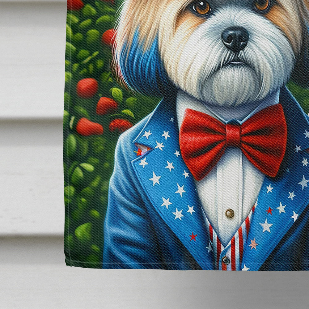 All American Lhasa Apso House Flag