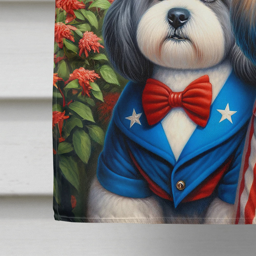 All American Lhasa Apso House Flag