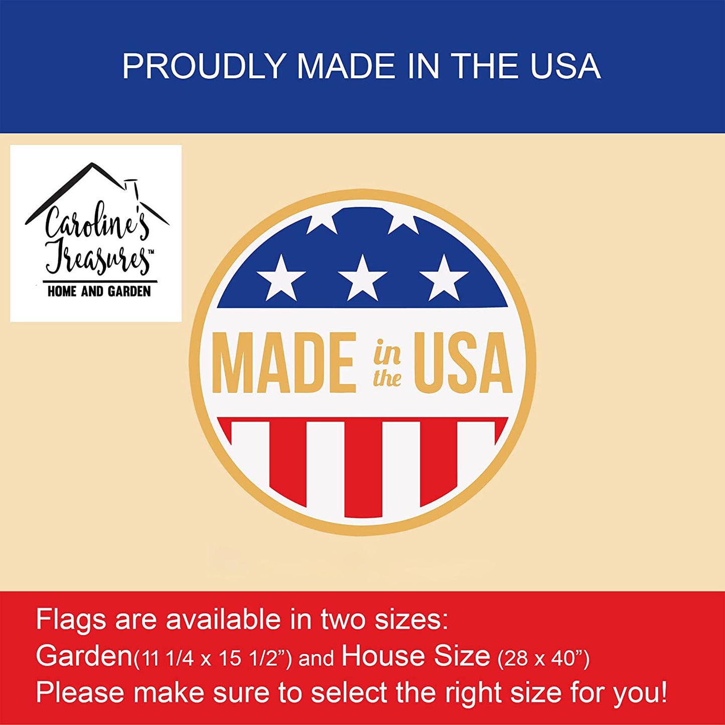 All American Newfoundland Garden Flag