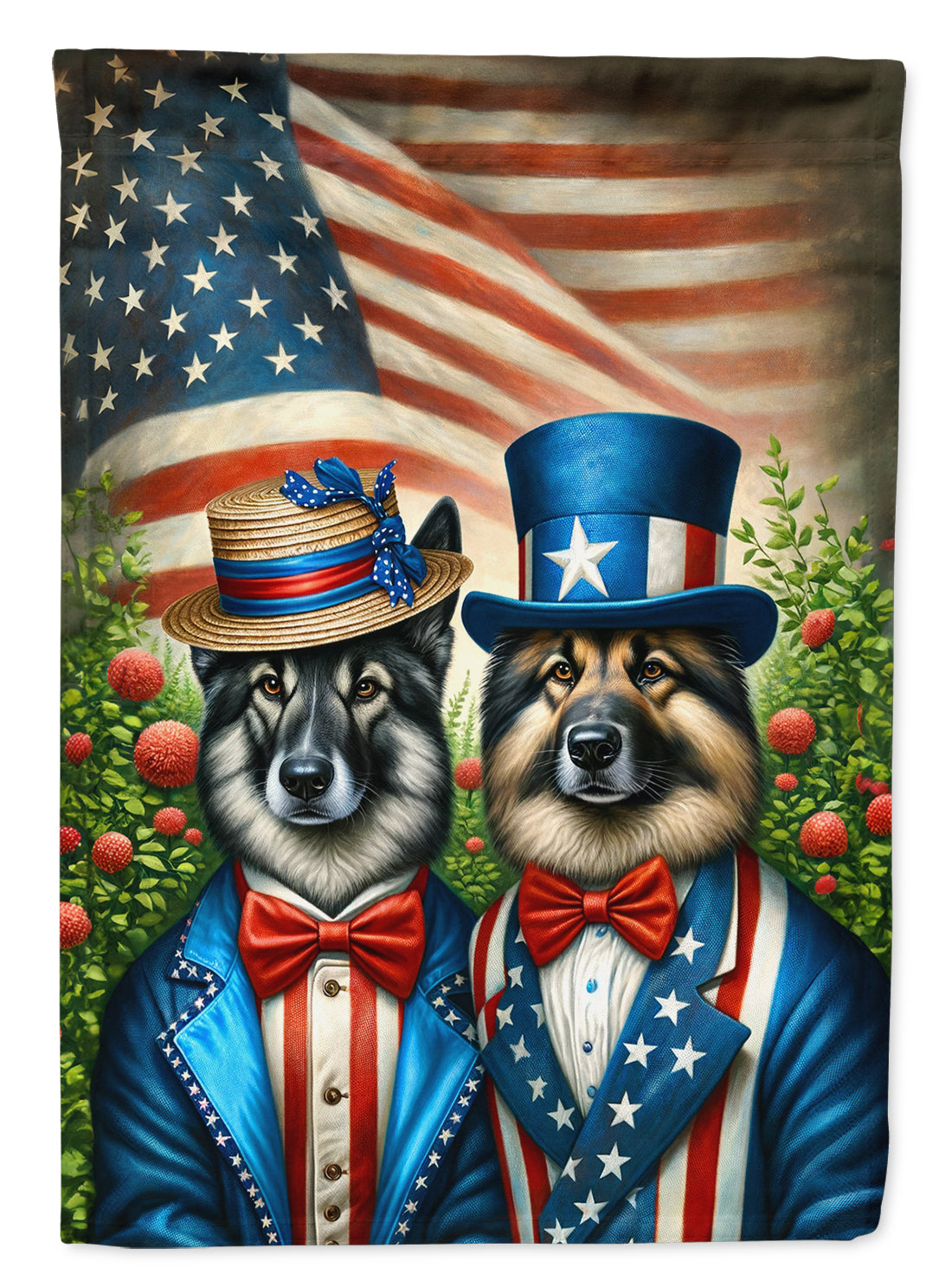 Buy this All American Norwegian Elkhound Garden Flag