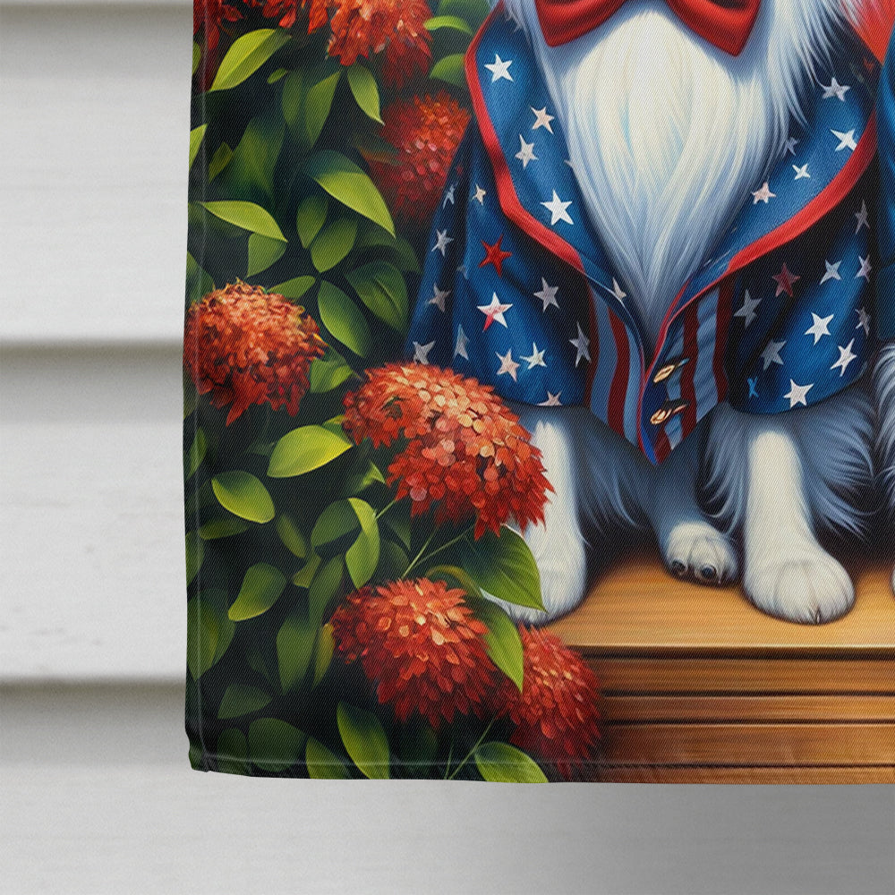 All American Papillon House Flag