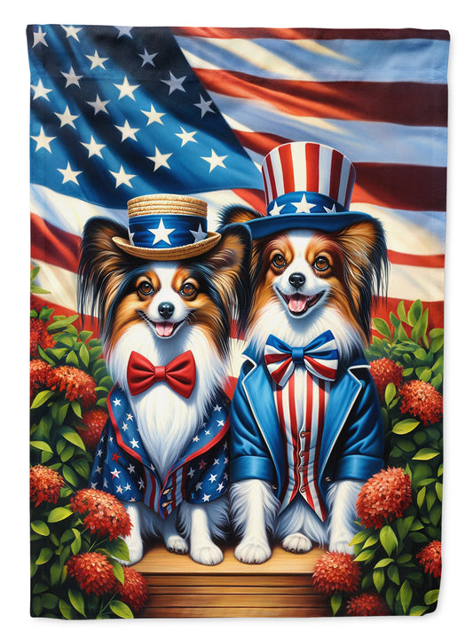 Buy this All American Papillon Garden Flag