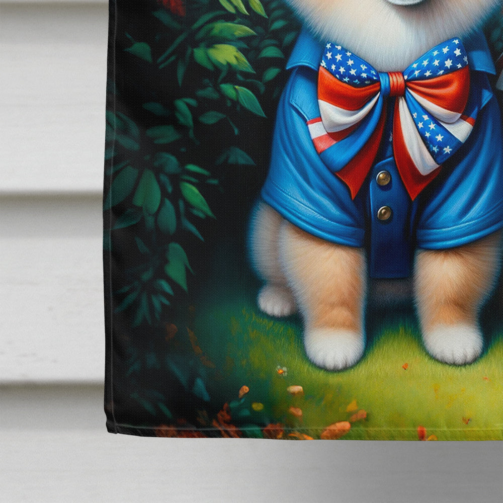 All American Pomeranian House Flag