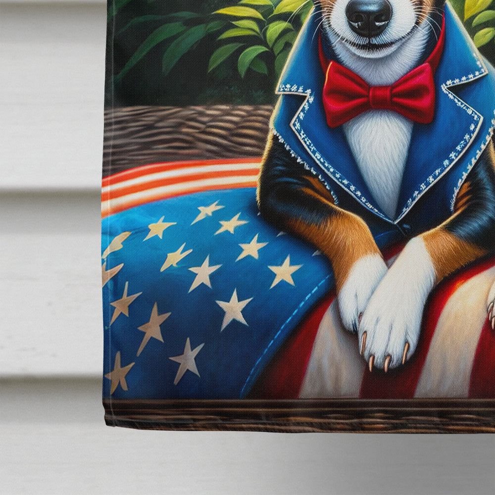 All American Rat Terrier House Flag