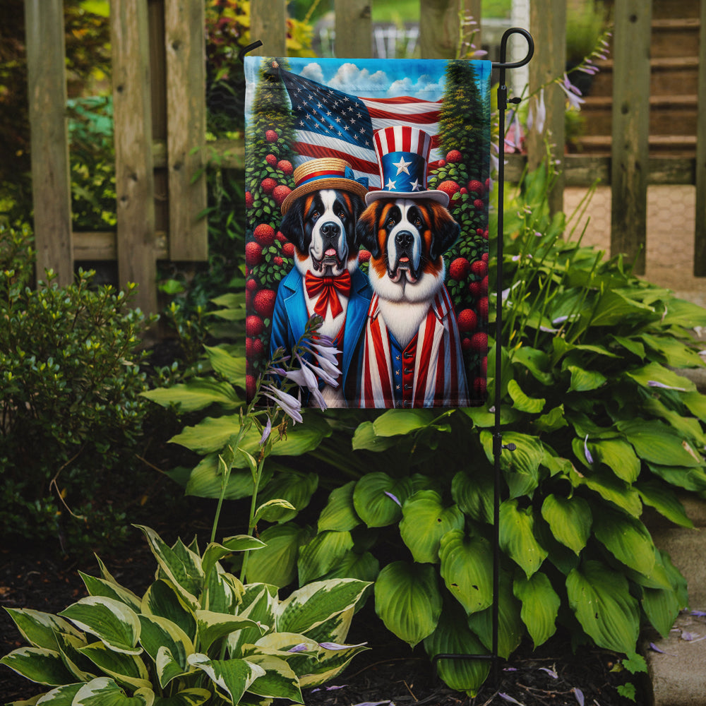 All American Saint Bernard Garden Flag