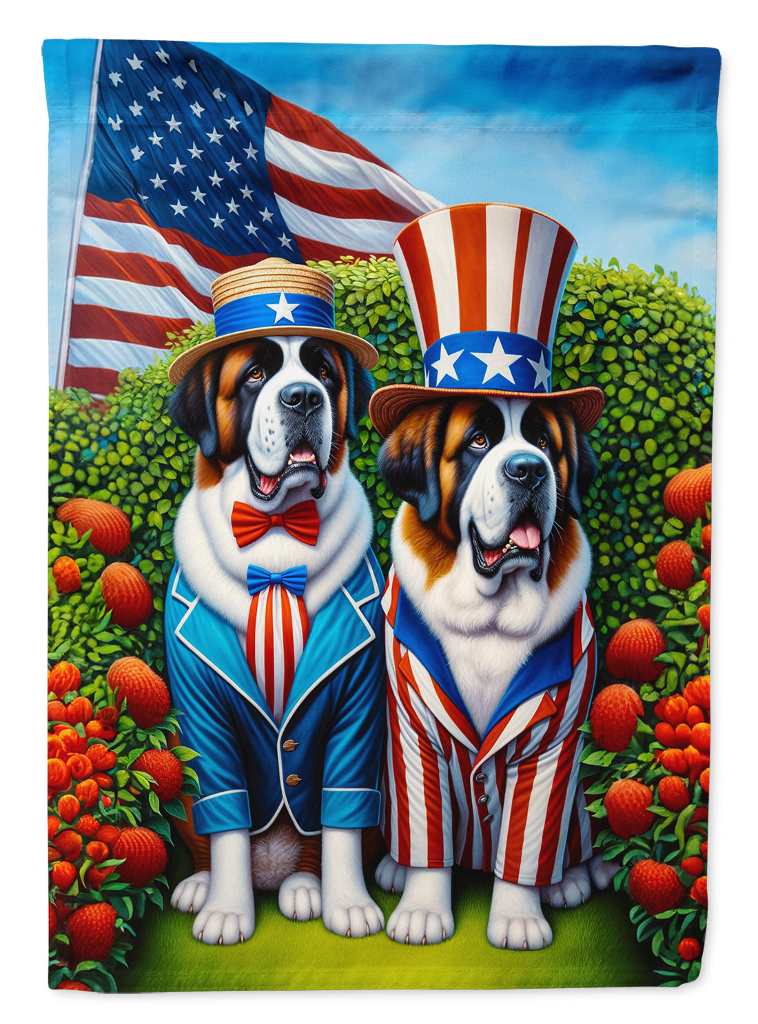 Buy this All American Saint Bernard House Flag