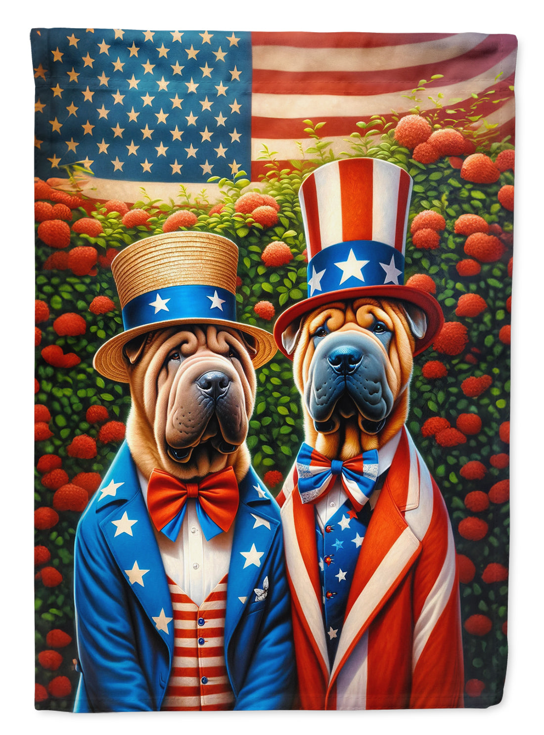 Buy this All American Shar Pei Garden Flag