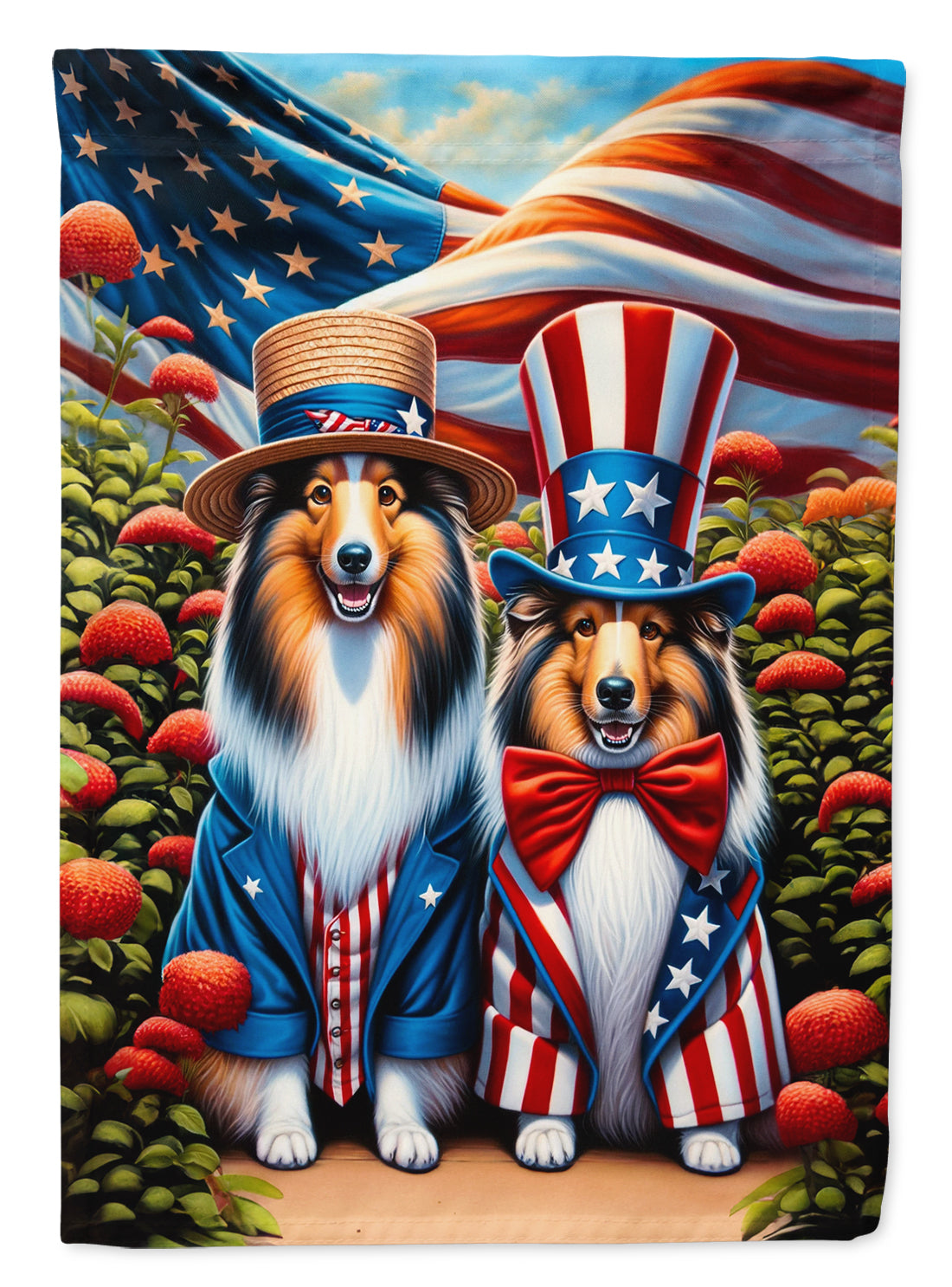 Buy this All American Sheltie House Flag