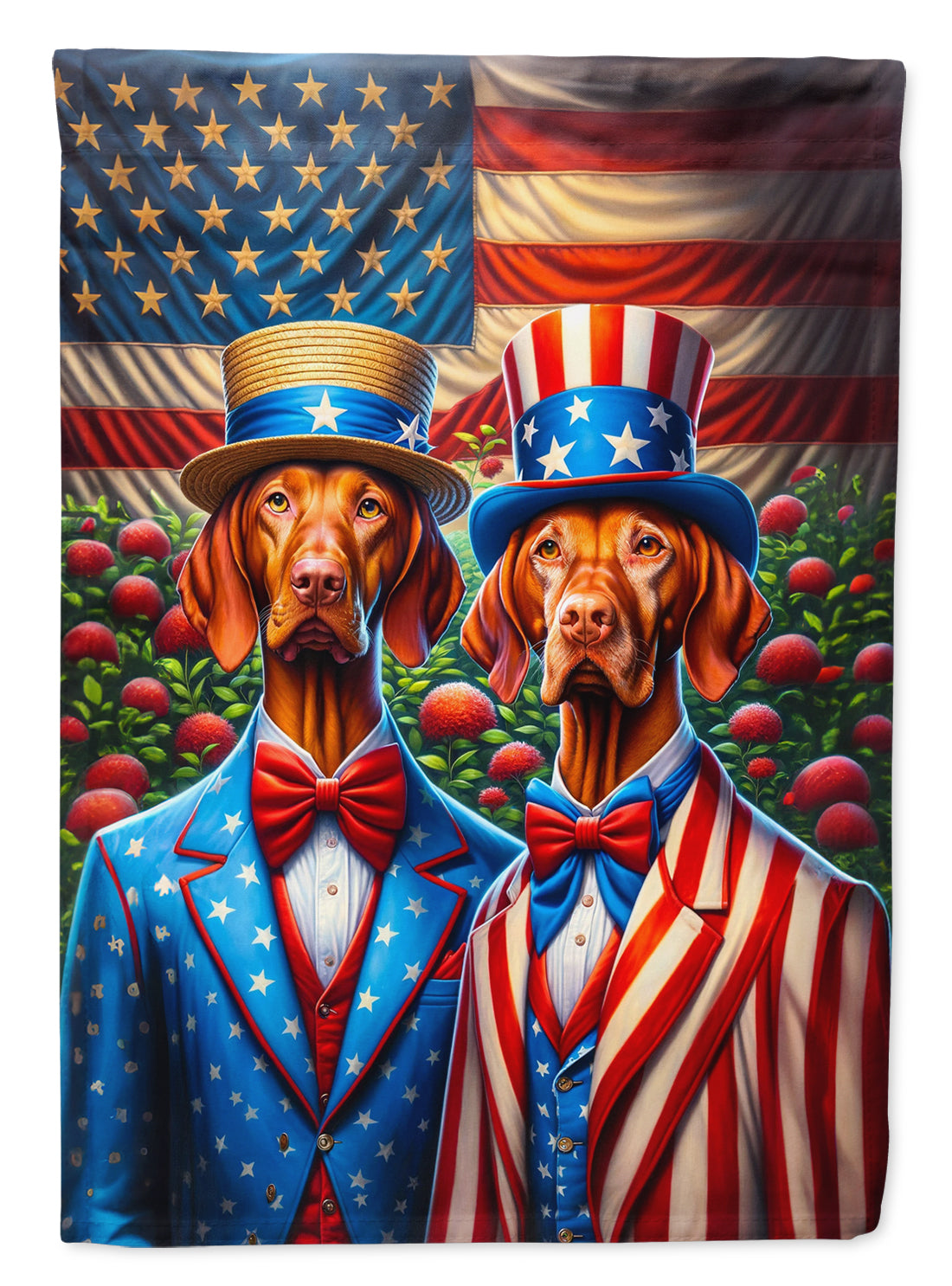 Buy this All American Vizsla Garden Flag