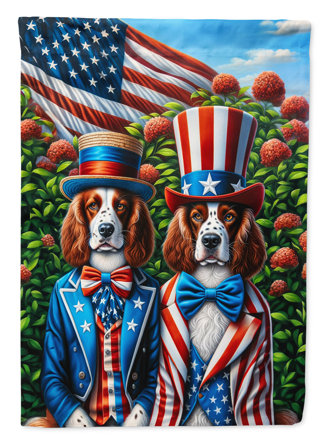 Buy this All American Welsh Springer Spaniel House Flag