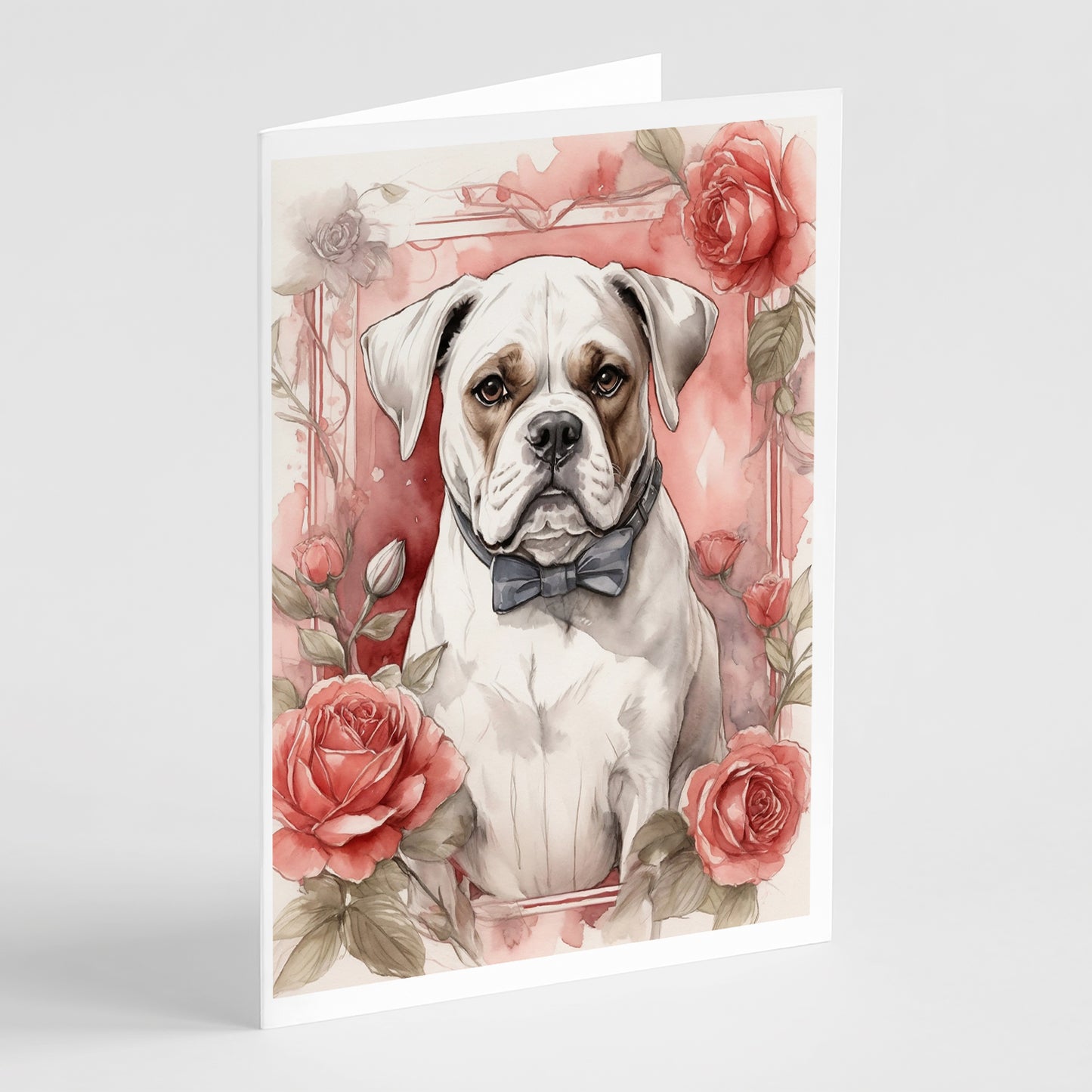 Buy this Boxer Valentine Roses Greeting Cards Pack of 8