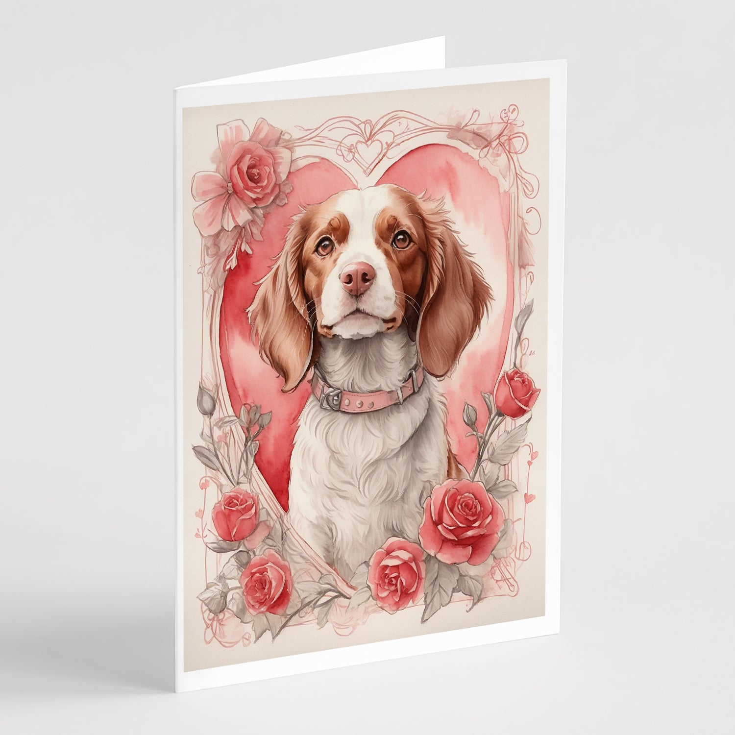 Buy this Brittany Valentine Roses Greeting Cards Pack of 8