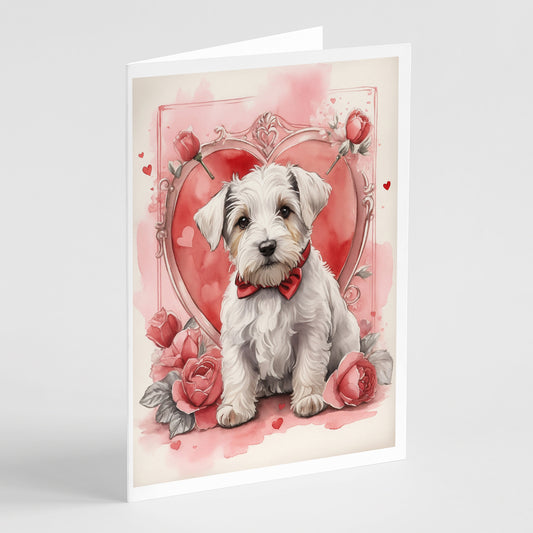 Buy this Sealyham Terrier Valentine Roses Greeting Cards Pack of 8