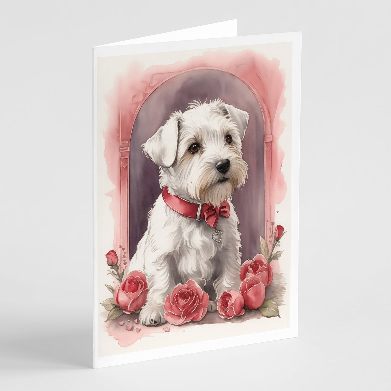 Buy this Sealyham Terrier Valentine Roses Greeting Cards Pack of 8