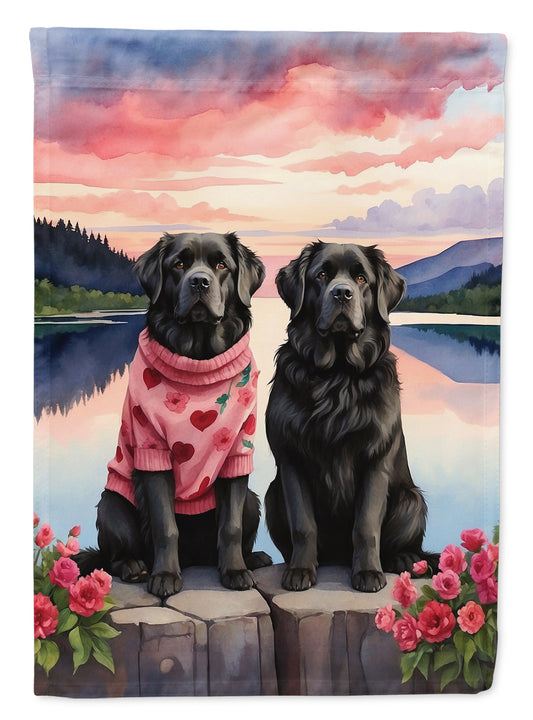 Buy this Newfoundland Two Hearts Garden Flag