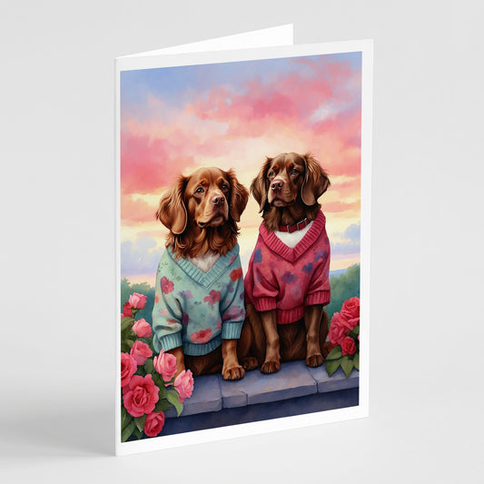 Buy this Sussex Spaniel Two Hearts Greeting Cards Pack of 8