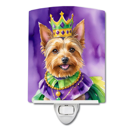 Buy this Australian Terrier King of Mardi Gras Ceramic Night Light