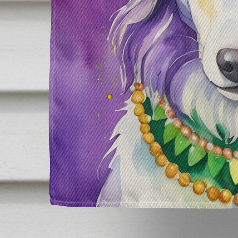 Borzoi King of Mardi Gras House Flag