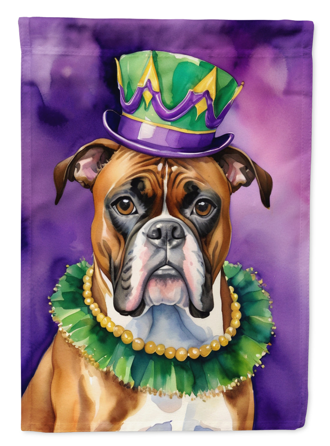 Buy this Boxer King of Mardi Gras House Flag