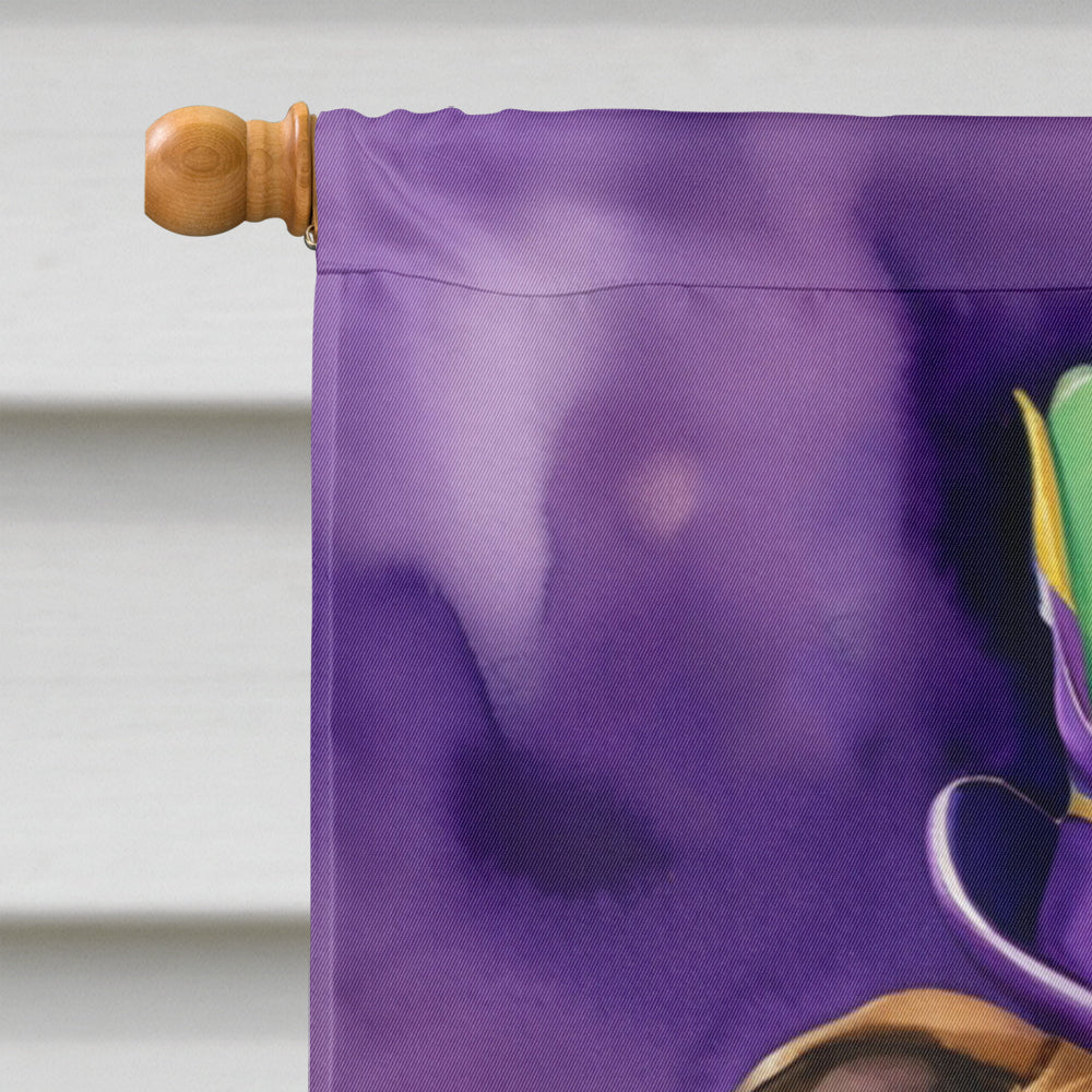 Boxer King of Mardi Gras House Flag