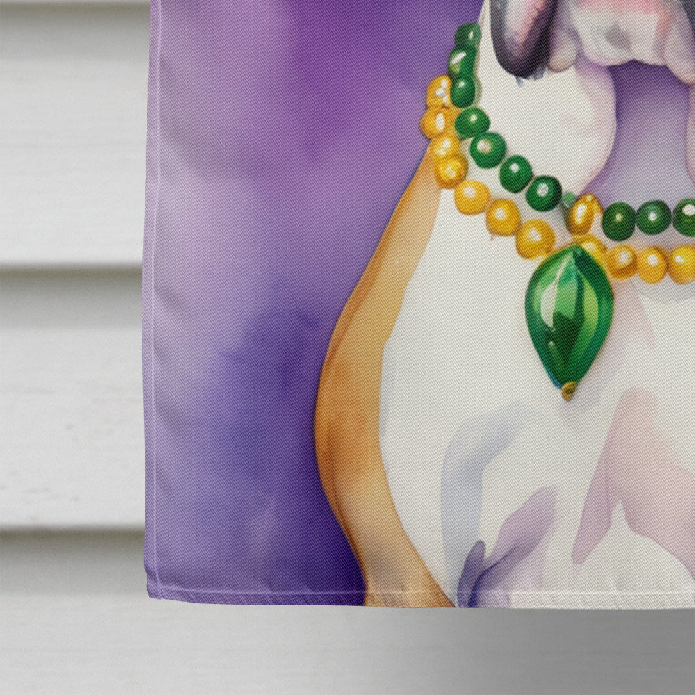 Boxer King of Mardi Gras House Flag