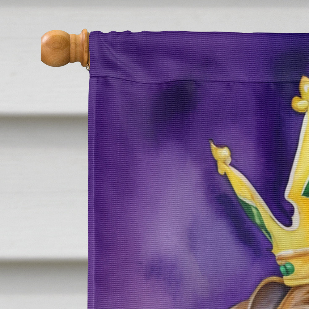 Boxer King of Mardi Gras House Flag