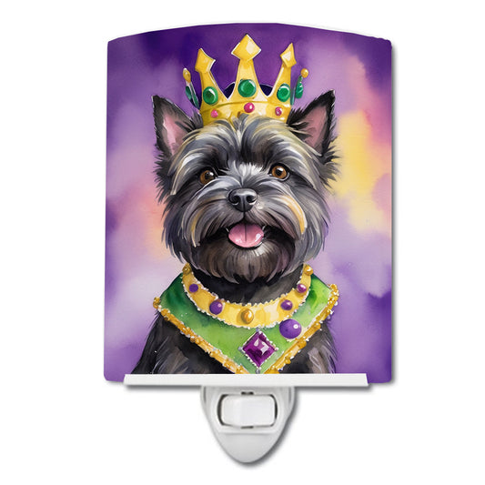 Buy this Cairn Terrier King of Mardi Gras Ceramic Night Light