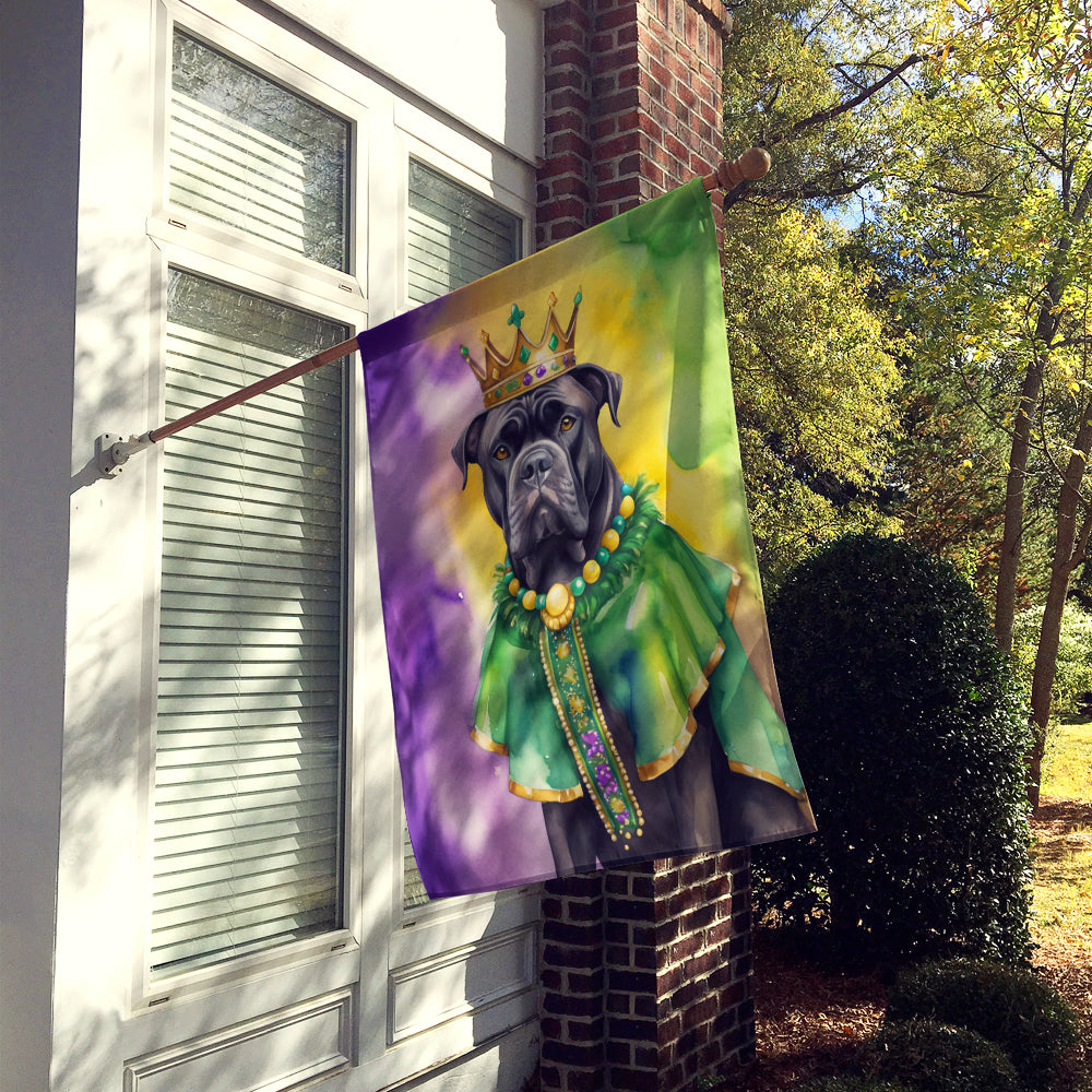 Cane Corso King of Mardi Gras House Flag