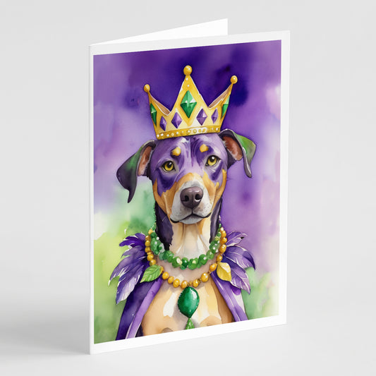 Buy this Catahoula King of Mardi Gras Greeting Cards Pack of 8