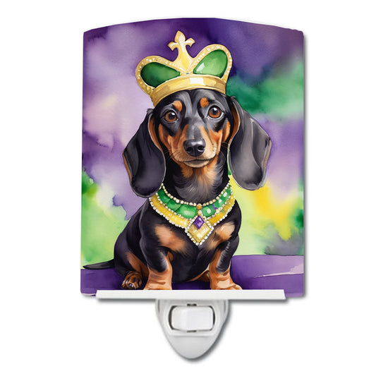 Buy this Dachshund King of Mardi Gras Ceramic Night Light