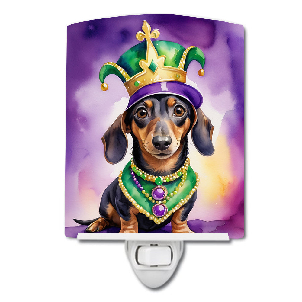 Buy this Dachshund King of Mardi Gras Ceramic Night Light