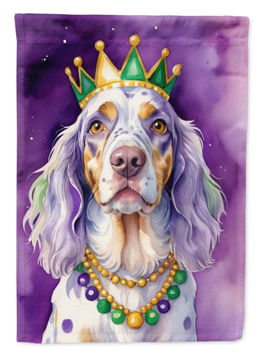 Buy this English Setter King of Mardi Gras House Flag