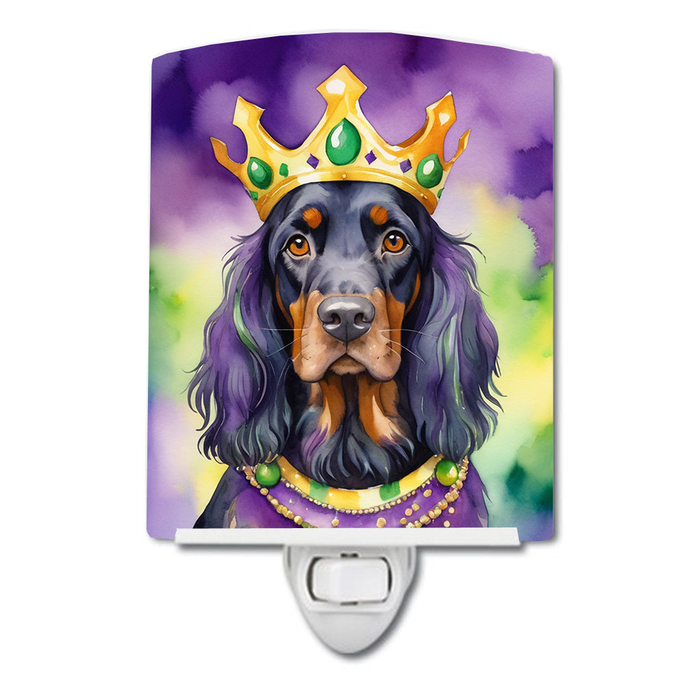 Buy this Gordon Setter King of Mardi Gras Ceramic Night Light