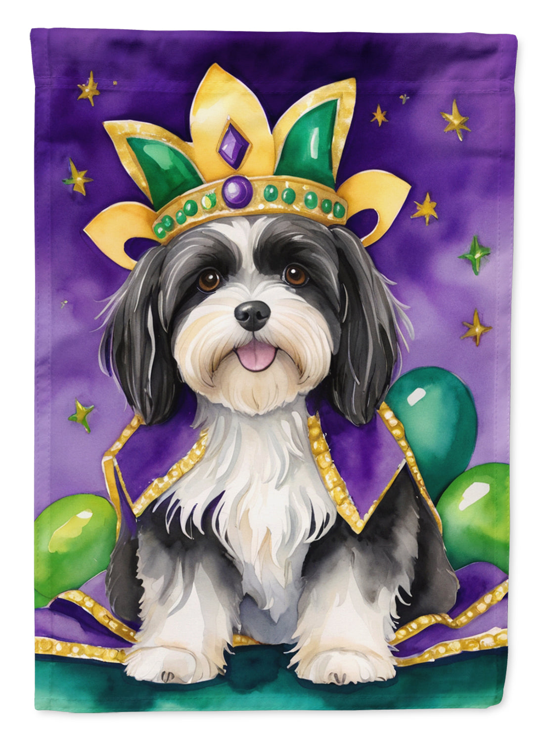 Buy this Havanese King of Mardi Gras House Flag