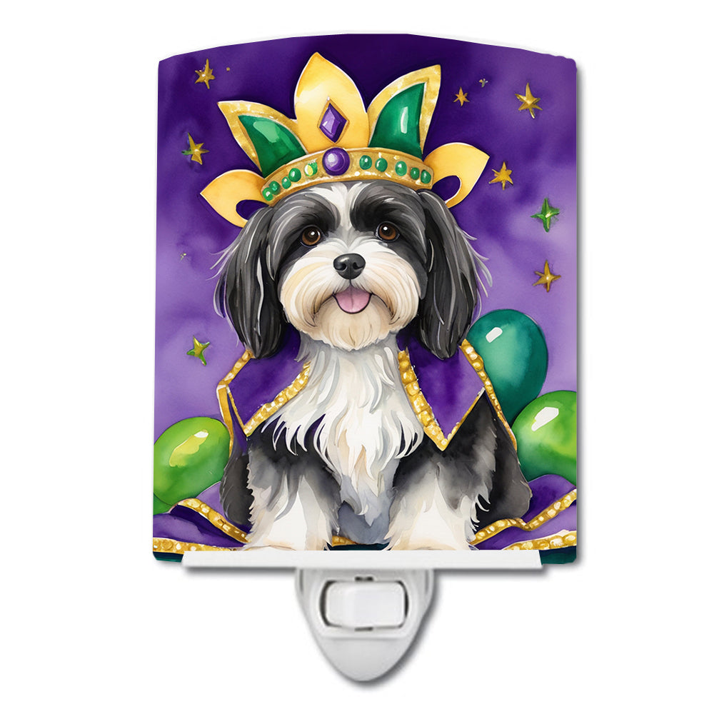 Buy this Havanese King of Mardi Gras Ceramic Night Light