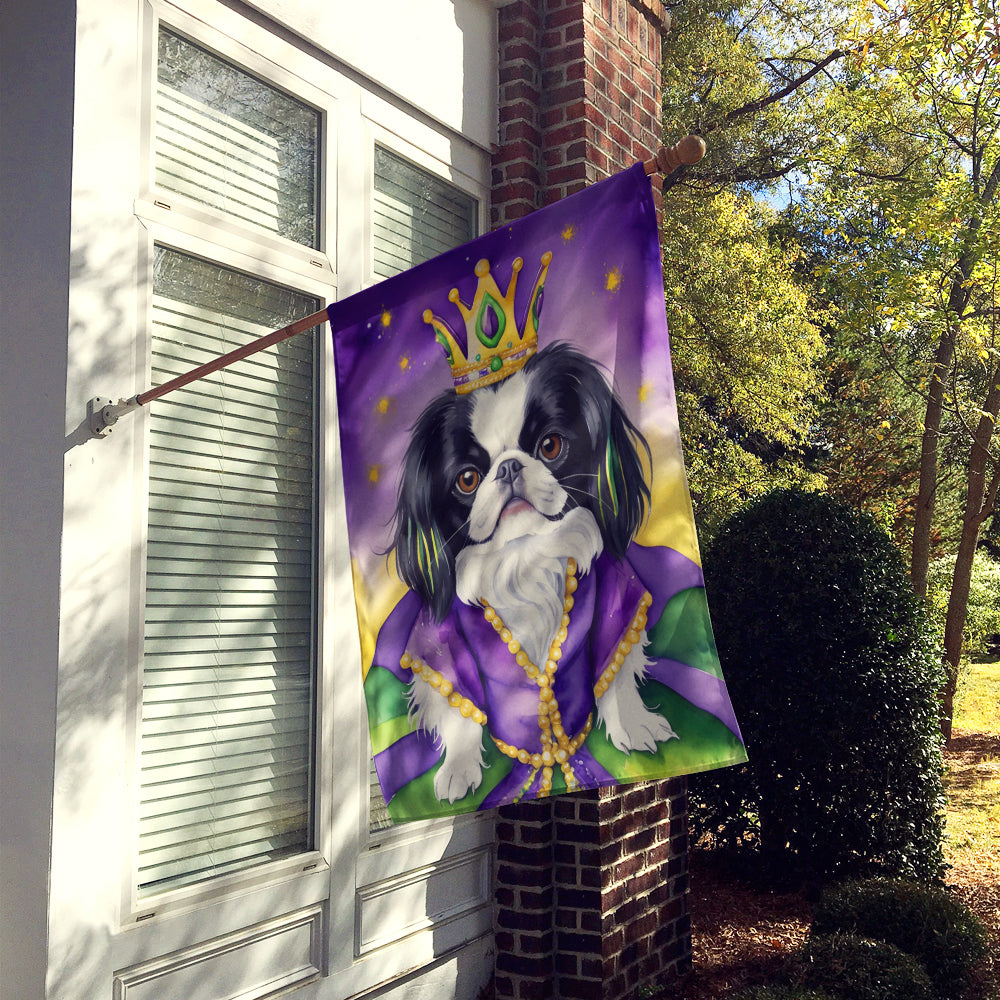 Japanese Chin King of Mardi Gras House Flag