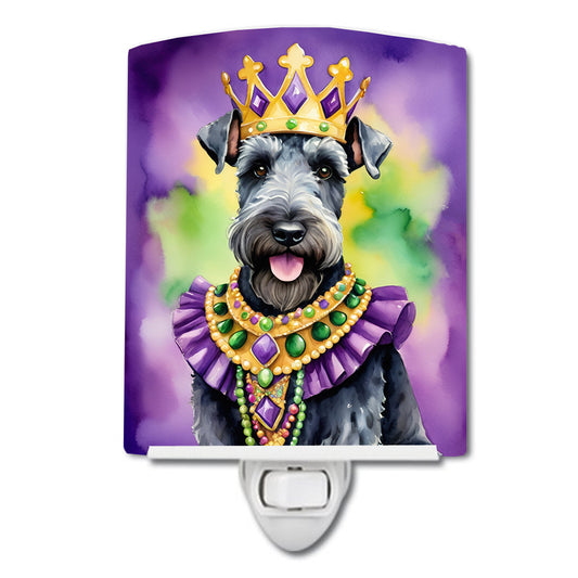 Buy this Kerry Blue Terrier King of Mardi Gras Ceramic Night Light