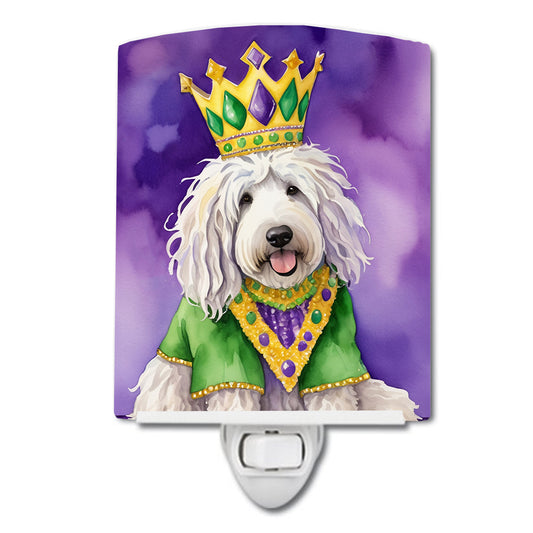 Buy this Komondor King of Mardi Gras Ceramic Night Light