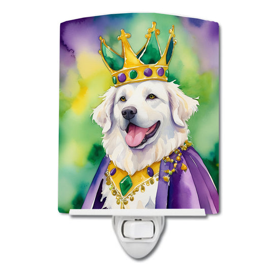 Buy this Kuvasz King of Mardi Gras Ceramic Night Light