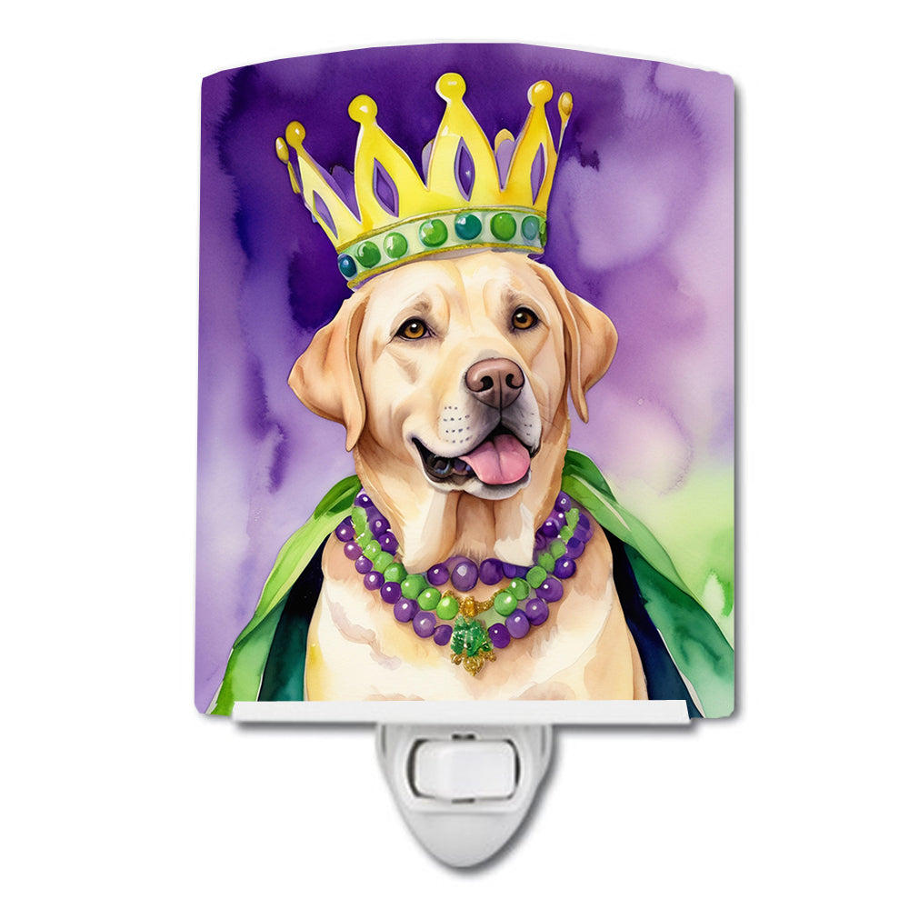 Buy this Labrador Retriever King of Mardi Gras Ceramic Night Light