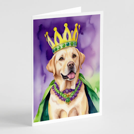 Buy this Labrador Retriever King of Mardi Gras Greeting Cards Pack of 8