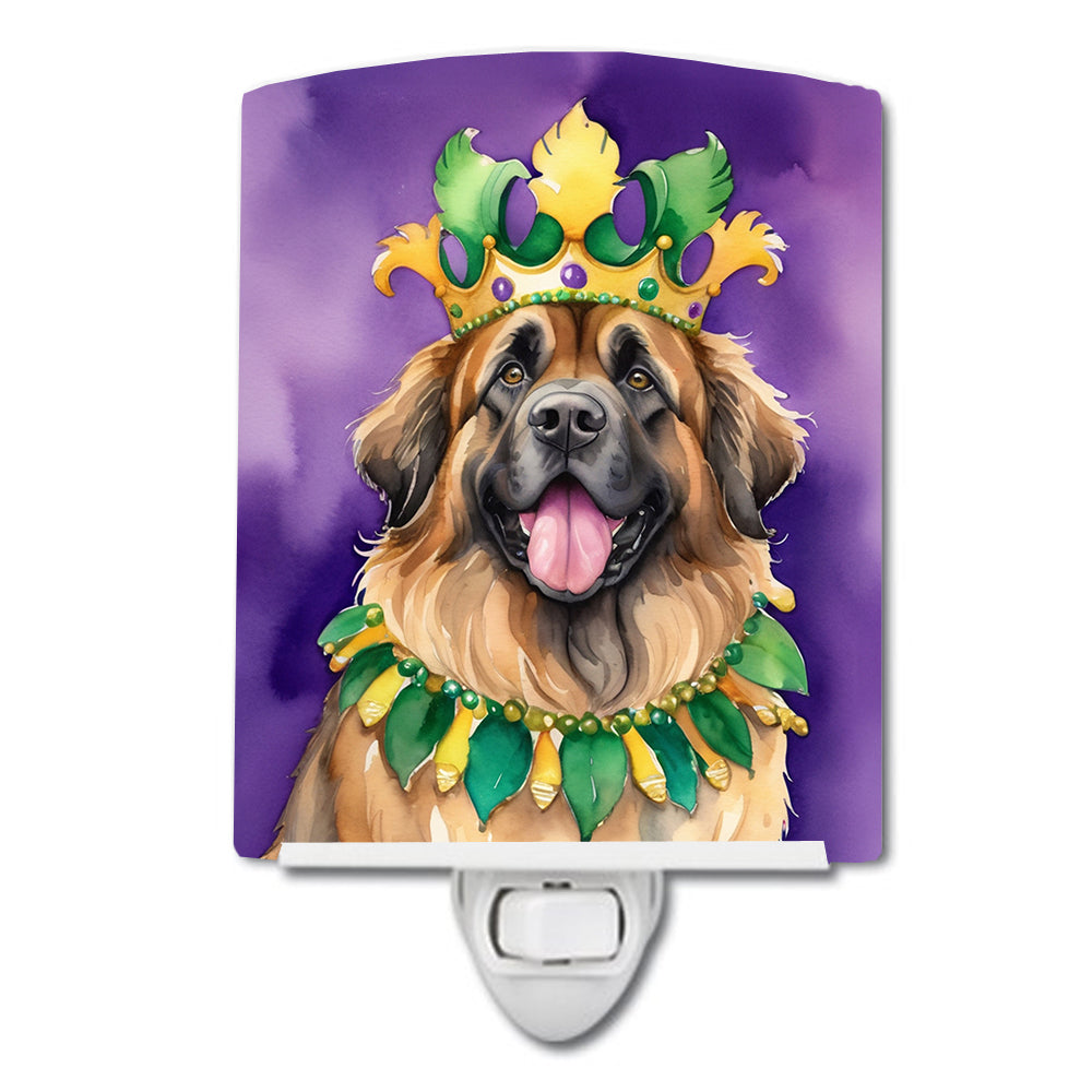 Buy this Leonberger King of Mardi Gras Ceramic Night Light